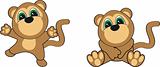 monkey cartoon set pack