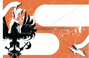 heraldic eagle coat of arms background