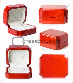 Little jewelry wooden boxes set