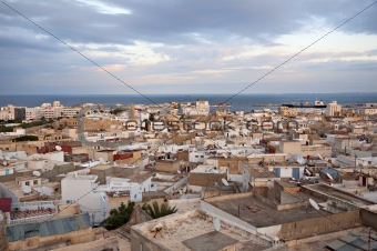 The top view of the Medina of Sousse