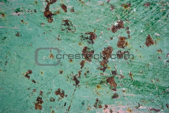 Texture of an rusty metal, painted