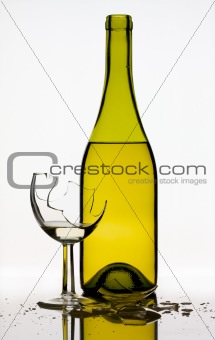 Wine and glass