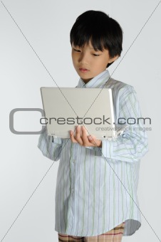 boy and laptop