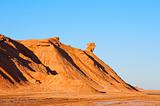 Mountain "Head of camel" in Sahara desert
