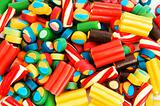 Background made of colourful sweets