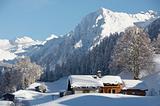 Klosters CH in winter