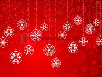 decorative snowflake background 