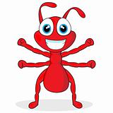 cute little red ant