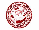 Santa's Toy Factory stamp
