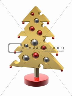 cheese Christmas tree