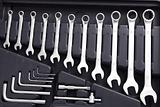 Wrenches for car repairs 