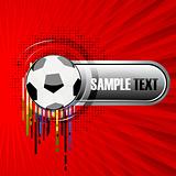 abstract vector background with football