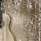 abstract cracked background classical guitar