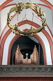 Church organ, lamp