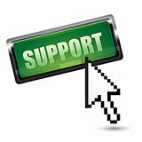 support button with cursor