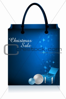 christmas shopping bag