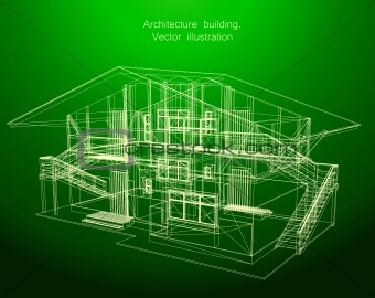 Architecture Blueprint Of A green House