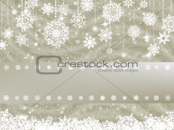 Elegant new year and cristmas card. EPS 8