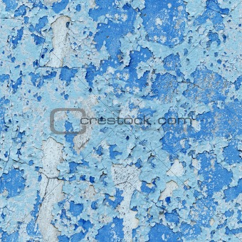 Damaged paint on wall - seamless background