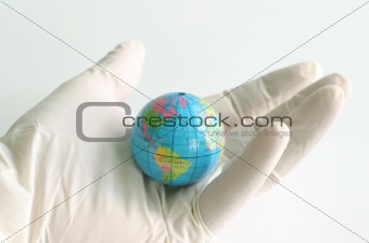 little Earth globe