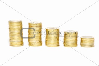 towers of coins