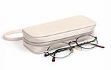 eyeglasses and case