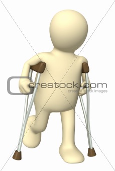Pippet with crutches