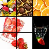 food and drink collage