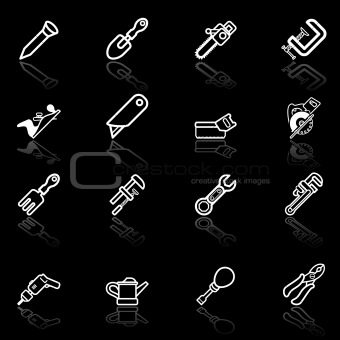 Tool icon set