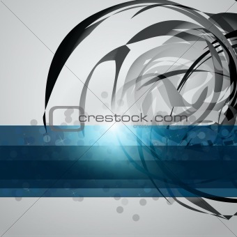 Business Corporate Background with Abstract Glowing motive