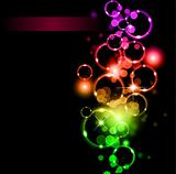  Futuristic Rainbow Lights Background for Poster of Flyers
