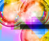 Abstract Background with Rainbow Gradient