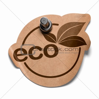 Eco sticker