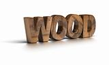 wodden wood word