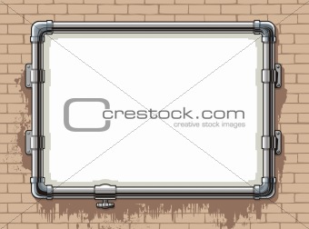 Steel pipe photo frame