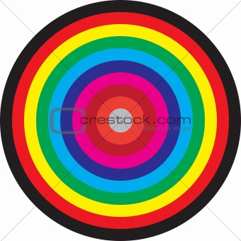 target, concentric circles of colors