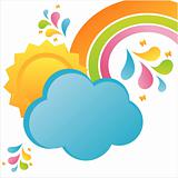 cloud and sun background