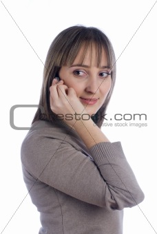 Woman with phone