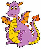 Big purple dragon