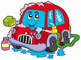 Cartoon car wash
