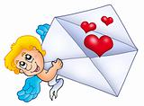 Cupid holding envelope 2