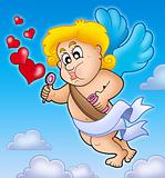 Valentine Cupid with bubble maker