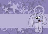 bunny cartoon plush background