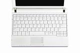 White laptop