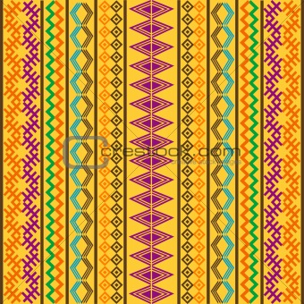 Pattern with colored motifs