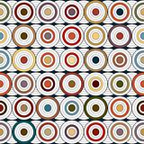 Retro pattern with circles