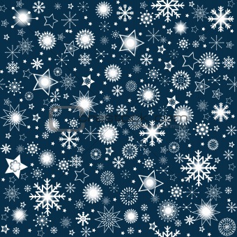 Snowflaks winter background