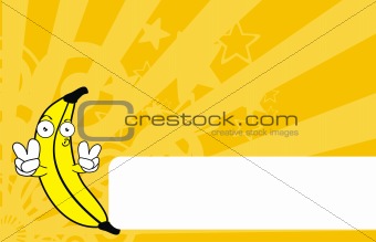 banana cartoon background1