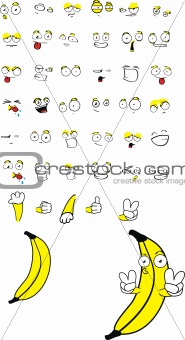 banana cartoon