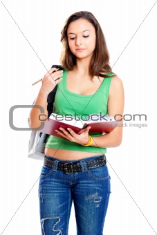 Teenager student